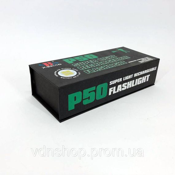 Лучший тактический фонарь, Фонарь ручной с функцией зарядки переносной с лед лампой PN-38 | Зображення 2