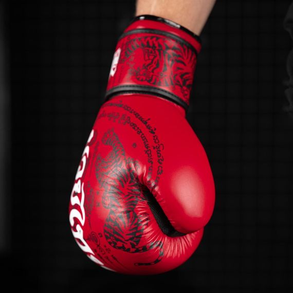 Боксерські рукавиці Phantom Muay Thai Red 12 унцій (бинти в подарунок) | Зображення 6