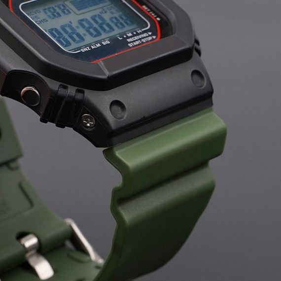 Ремешок для Casio G-Shock DW-5600/6900/G-5600/GW-M5610 Blue Black | Зображення 5