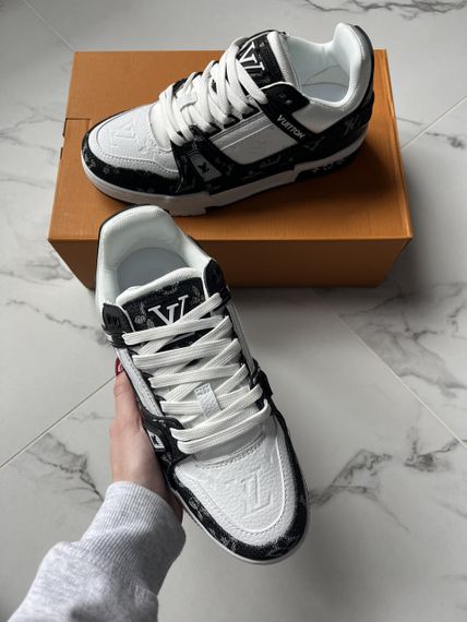 Кроссовки Trainer White Black (топ качество) 44 28.0 | Зображення 3