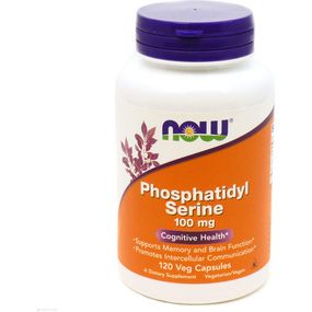 Комплекс для профілактики роботи головного мозку NOW Foods Phosphatidyl Serine 100 mg 120 Veg Caps