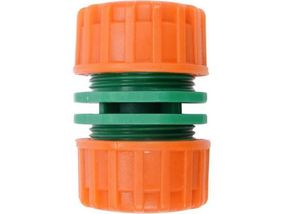 Муфта сполучна 2-х водяних шлангив 1/2" FLO пластикова VR-89007