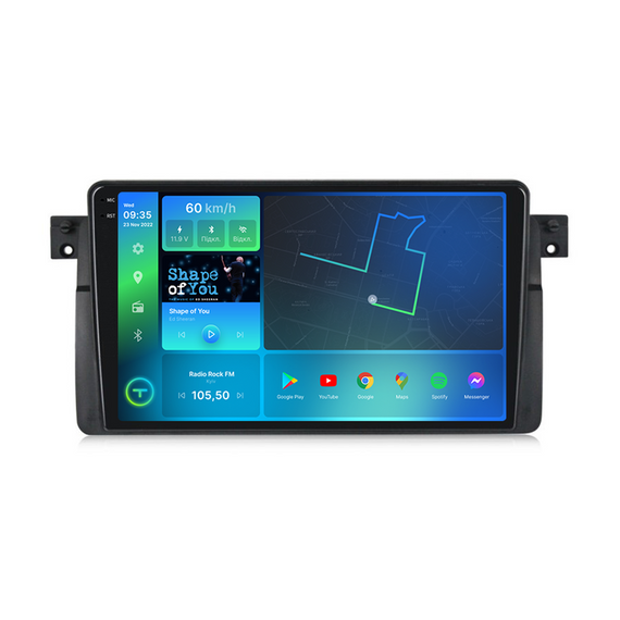 Штатна магнітола Torssen 2K BMW 3 e46 FL9 4+64Gb 4G Carplay DSP | Зображення 1