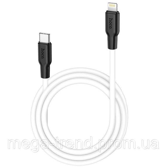 Кабель Hoco Type-C to Lightning Silicone PD charging data cable X21 Plus |1m, 3A, 20W| | Зображення 5