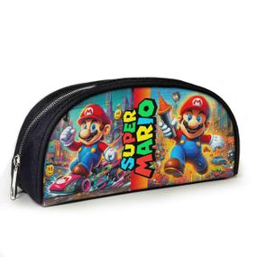 Пенал школьный с принтом Супер Марио 23х10х8 см с принтом для мальчика (3811)