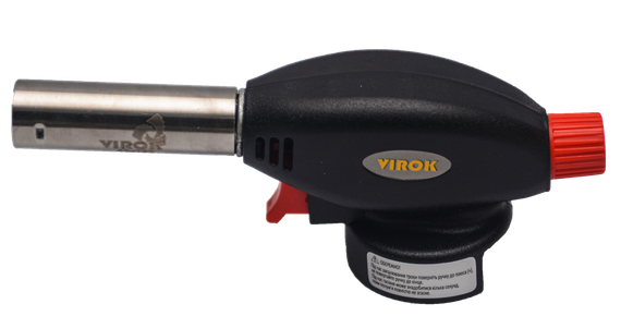 Пальник газовий з'єднання різьба 7/16 Piezo VIROK-44V194 | Зображення 1