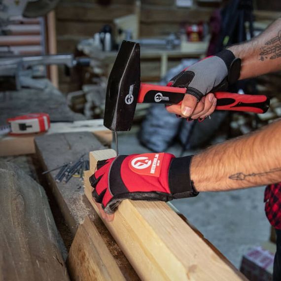 Молоток 1000 г.ручка з фібергласу INTERTOOL HT-0210 | Зображення 6