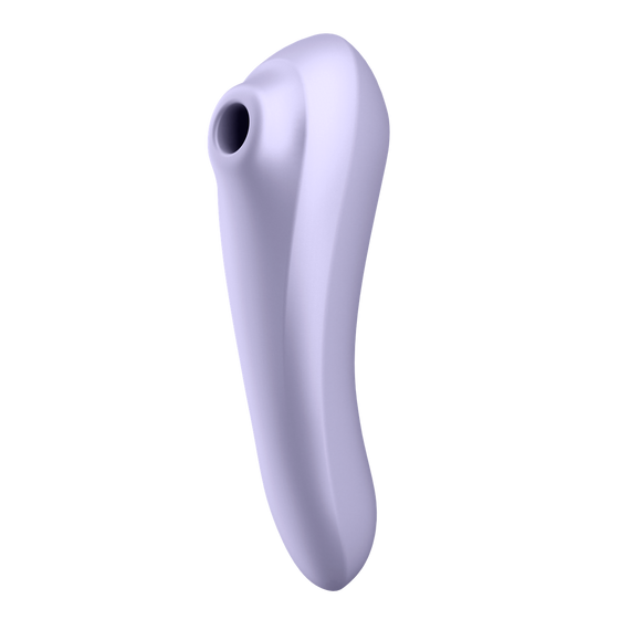 Двойной смарт вибратор с вакуумной стимуляцией Satisfyer Dual Pleasure сиреневый Sex Aura | Зображення 1