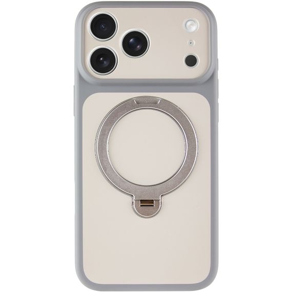 Чохол Ummi Full Camera with Magnetic Fit HQ Ring для Apple iPhone 18 Pro / 17 Pro (6.3") Grey | Зображення 1