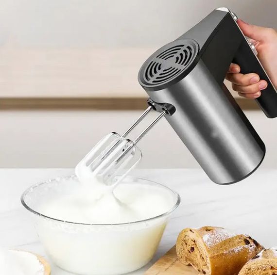 Міксер ручний Rainberg RB-2214 600 Вт 5 швидкостей для кухні на підставці | Зображення 3