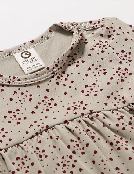Дитяча сукня-боді для дівчинки Green Cotton 56 см Ніжно-зелена (251112105) | Зображення 1