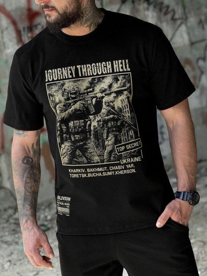 Хлопковий мілітарі костюм OBLIVION Top secret black ПП7752 | Зображення 6