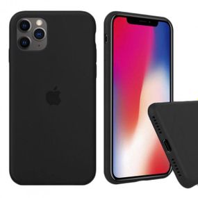 Чохол Silicone Case Original Full Cover для Apple iPhone 11 Pro Max black