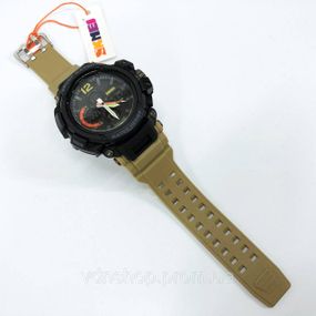 Стильні тактичні годинники для чоловіків SKMEI 1343KH KHAKI, Чоловічі водостійкі кварцові годинники IY-11