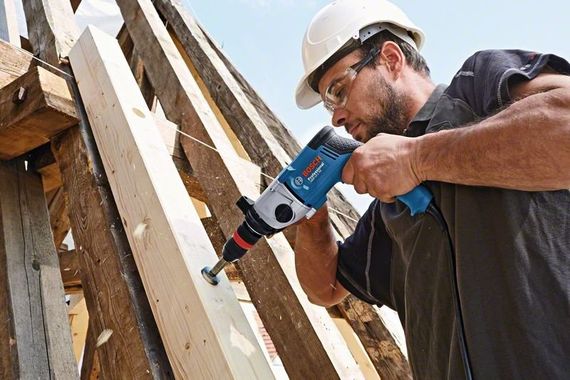 Дрель Bosch GBM 13-2 RE, 750Вт, БЗП металл, 2.4 кг (0.601.1B2.000) | Зображення 2