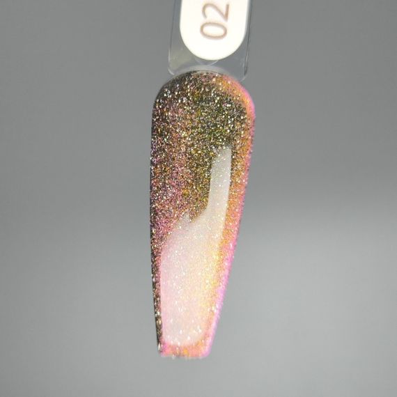 Світловідбивний гель-лак Gelix Space Cat №2 (з ефектом котячого ока) 8мл | Зображення 4