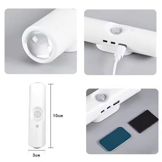 Настінна LED-лампа NS-02 • Декоративний RGB-світильник NS-02 з датчиком руху для інтер’єрного підсвічування | Зображення 5