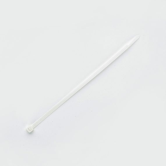 Кабельна стяжка багаторазова 5*200 мм біла (пач 100 шт.) APRO STM-W52001 | Зображення 1