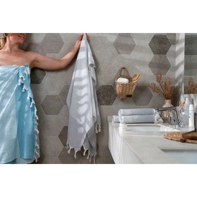 Рушник банний Ardesto SPA ART2690GR 90х170 см сіре | Зображення 6