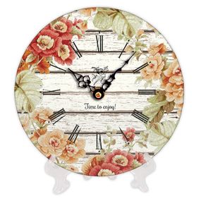 Годинник настінний круглий Time to enjoy! 18 см (CH18_F_15S030)