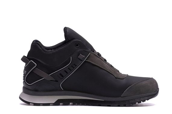 шкіряні зимові кросівки New Balance колір сірий /чорний | Зображення 5