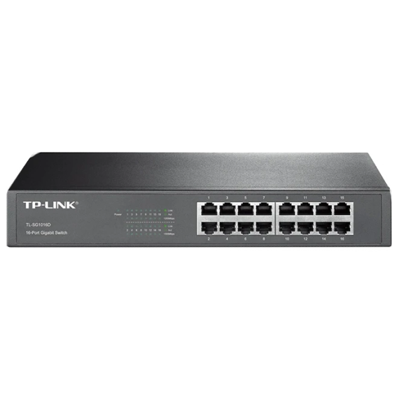 TP-LINK TL-SG1016D Комутатор 16 портів некерований