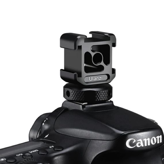 Адаптер кронштейн Ulanzi Vijim metal Triple Cold Shoe Mount (UV-2132 PT-12) | Зображення 2
