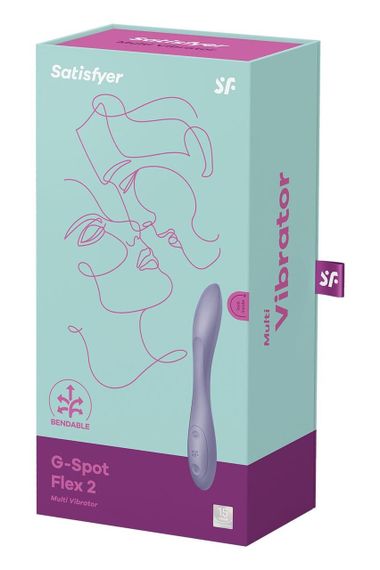 Універсальний вібратор Satisfyer G-Spot Flex 2, гнучкий стовбур із фіксацією положення sexstyle | Зображення 3