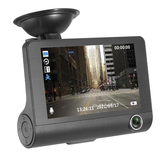 Автомобільний відеореєстратор на 3 камери 1080P, SD319/z233D / Автореєстратор із камерою заднього виду | Зображення 2