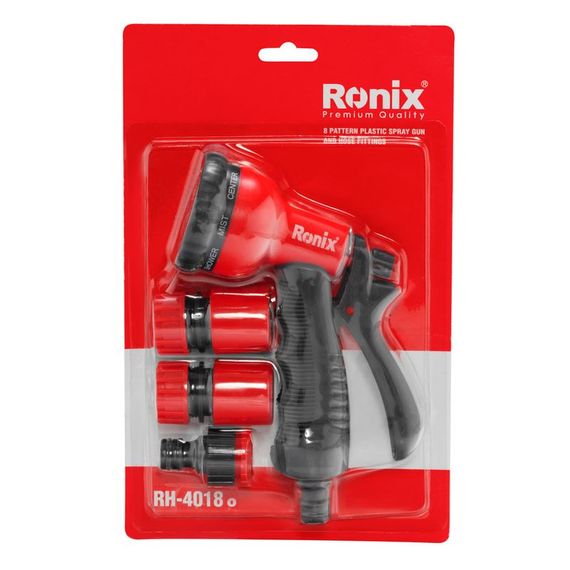 Комплект пістолет-розпилювач та фітинги для шлангів Ronix RH-4018 | Зображення 8