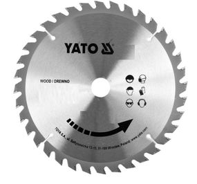 Диск пиляльний победітовий по дереву 210/30 мм 48 зубців YATO YT-60671