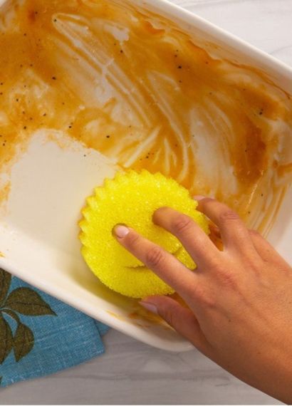 Губка для чистки Scrub Daddy The Original FlexTexture Scrubber Lemon Fresh | Зображення 2