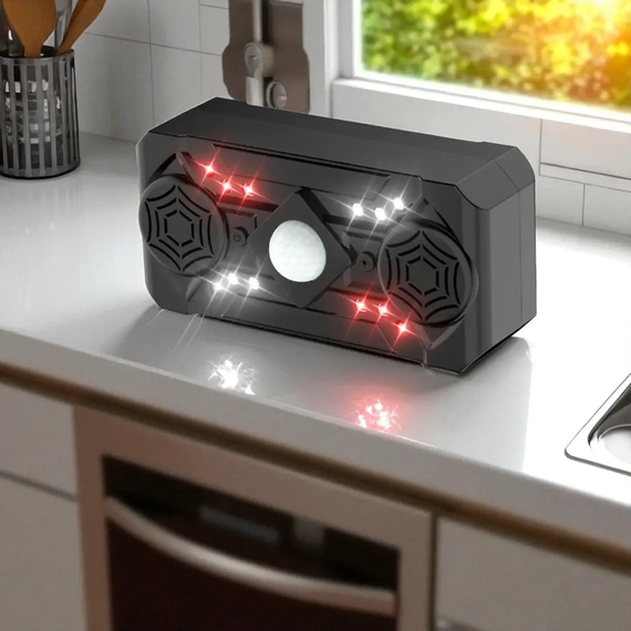 Ультразвуковой репеллент от насекомых Siurn с двумя динамиками, USB-питание, 3 режима, черный | Зображення 1