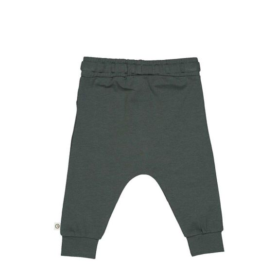Дитячі штанці для новонароджених хлопчиків Green Cotton 80 см Темно-зелені (25111282) | Зображення 1