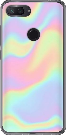 Чехол на Xiaomi Mi 8 Lite пастель "3855u-1585-17620"