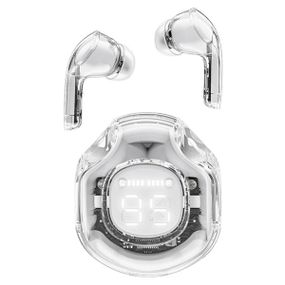 Наушники беспроводные Bluetooth ACEFAST T8 Crystal color (2) bluetooth earbuds White Moon