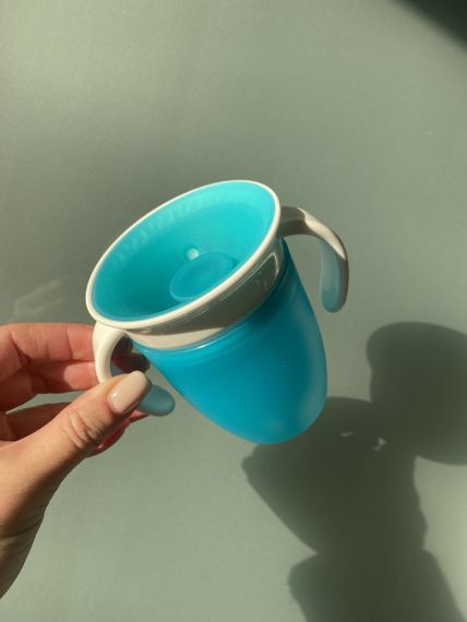 Чашка непроливайка дитяча 360 220мл Блакитна | Зображення 2