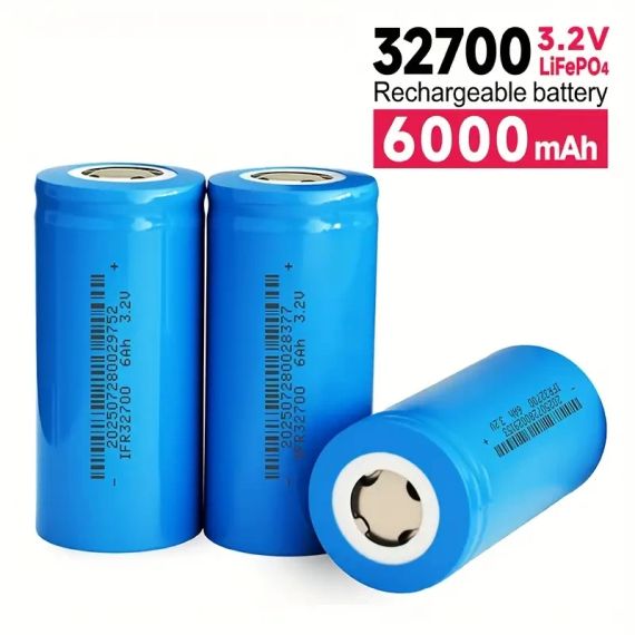 Циліндричний літій-іонний акумулятор 32700 6000mAh 5C Високої потужності 3.2V Акумуляторна батарея | Зображення 3