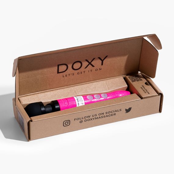Вібромасажер DOXY Die Cast 3R Hot Pink, дуже потужний, перезаряджуваний, металевий корпус | Зображення 9