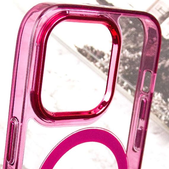 Чехол TPU Iris with MagSafe для Apple iPhone 14 Pro (6.1") Бордовый | Зображення 5