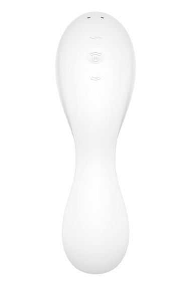 Вакуумний стимулятор із вібрацією Satisfyer Curvy Trinity 5 (White) | Зображення 4