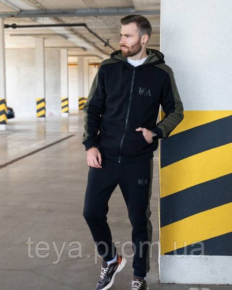 Спортивний костюм колір чорний розміри S, XXL FI_005505