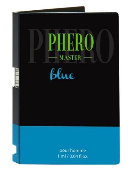 Духи с феромонами для мужчин PHERO MASTER BLUE for men , 1 ml sexstyle