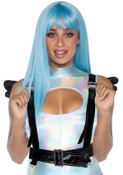 Портупея з крилами Leg Avenue Furry angel wing body harness O/S | Зображення 1