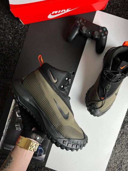 Зимові чоловічі кросівки ACG Mountain Fly Black Khaki Fur , В'єтнам 45 29 | Зображення 3