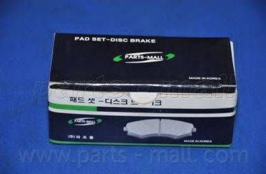 Колодки гальмівні дискові (вир-во PARTS-MALL) PARTS-MALL PKF003 на TOYOTA VITZ (SCP1_, NLP1_, NCP1_)