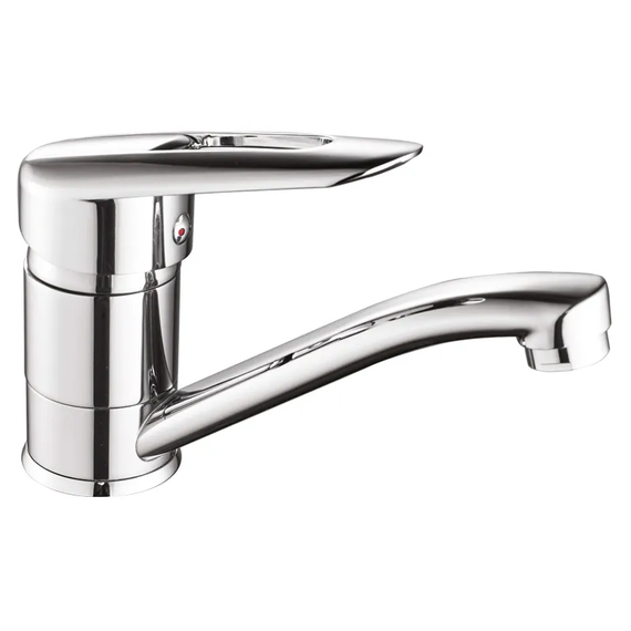 Смеситель для умывальника Haiba Disk 555 (вылив 15 см) (HB0058)