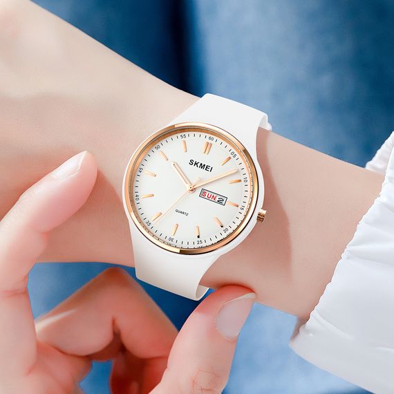 Жіночий годинник Skmei 1747WT White | Зображення 2