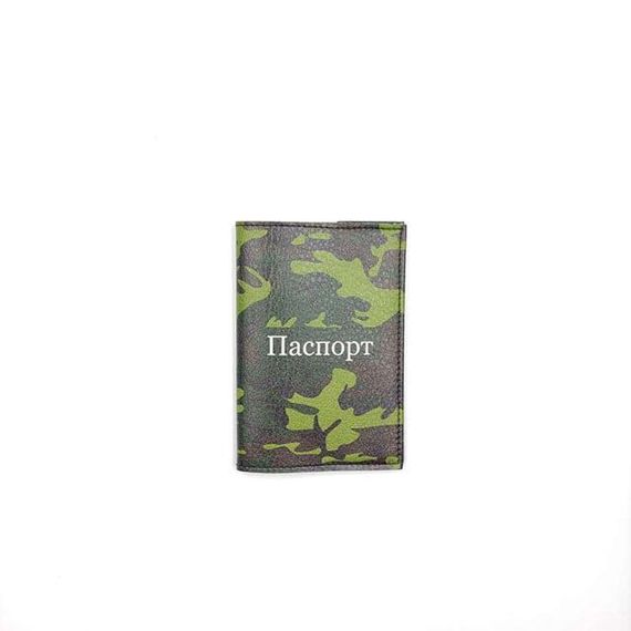 Тревел-сет: тревел-кейс + обкладинка для паспорта (хакі) екошкіра | Зображення 1