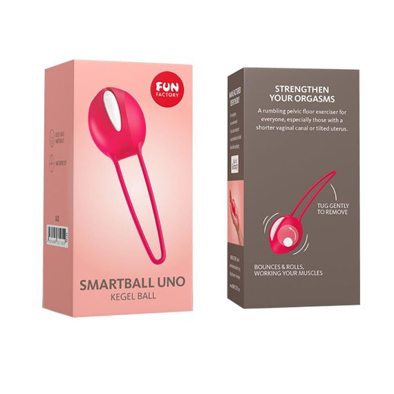 Вагінальна кулька SMARTBALL UNO, червона, одинарна, діаметр 3,6 см Sex Aura | Зображення 6